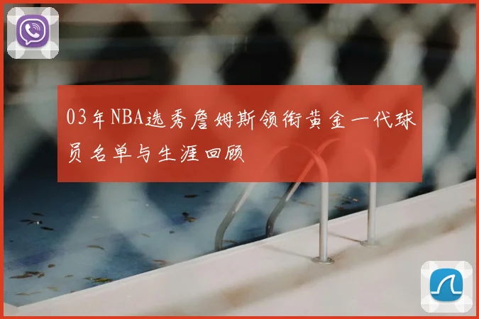 03年NBA选秀詹姆斯领衔黄金一代球员名单与生涯回顾